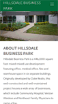 Mobile Screenshot of hillsdalebizpark.com